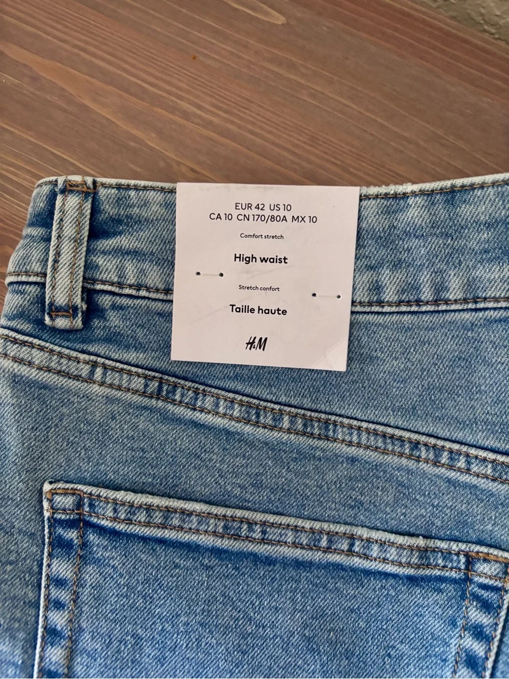 H&M Light Blue Denim Cutoff Shorts